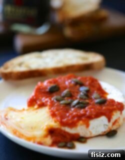 Harissa-Infused Baked Brie with Moroccan Spiced Pepitas 2 img 7793 5