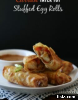 Golden Curried Tater Tot Egg Rolls with Creamy Coconut Dip 2 img 8001 5