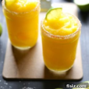 mango-ginger bourbon spice freeze