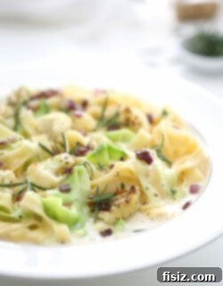 Rosemary Creamed Pasta with Roasted Squash and Cauliflower 2 Final dish of Squash and Roasted Cauliflower Pasta with Rosemary Cream Sauce