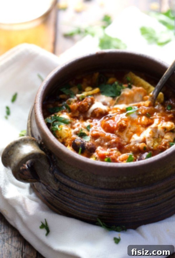 10 Ultimate Tailgate Chili Recipes 6 A hearty bowl of spicy ancho turkey chili, ready in 30 minutes.