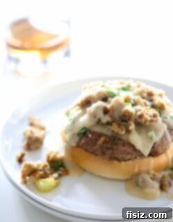 Open-Faced Turkey Burger with Apple Bourbon Gravy 2 img 9663 5